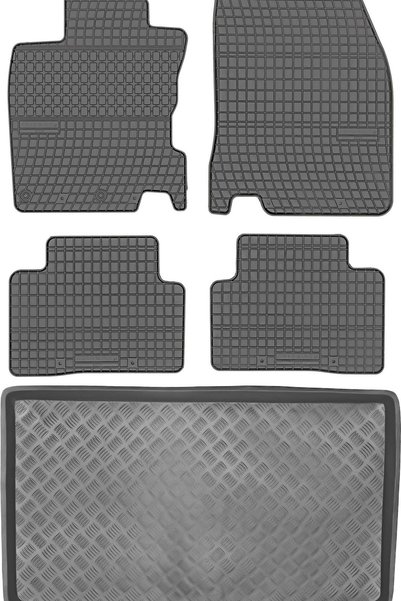Max-Dywanik Nissan Qashqai II Crossover din 2014-2020 SET - covorașe auto din...