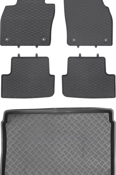 Max-Dywanik Seat Arona Crossover din 2017 SET - covorașe auto din cauciuc + c...
