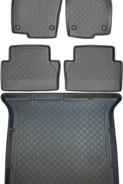Max-Dywanik Seat Alhambra II Van din 09.2010-2020 SET - covorașe auto + covor...