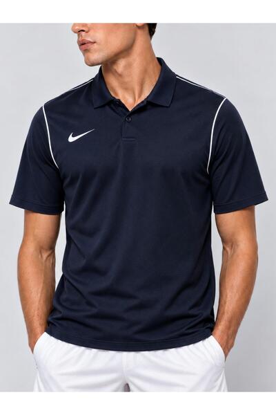 Nike Sportswear Erkek Lacivert Spor Spor Polo Yaka Tişört