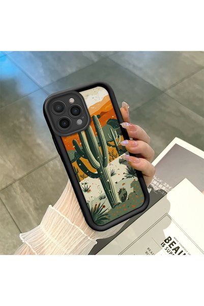 ucuc حافظة حماية ممتصة للصدمات من السيليكون الأسود متوافقة مع هاتف iPhone 16 ...