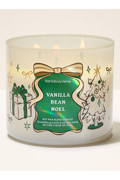 Bath & Body Works Vanilla Bean Noel Büyük Mum 411 g