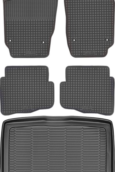 Max-Dywanik Skoda Fabia I Hatchback din 1999-2008 SET - covorașe auto din cau...