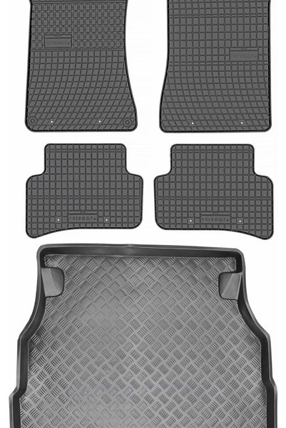 Max-Dywanik Mercedes C-Class W203 Sedan din 2000-2007 SET - covorașe auto din...
