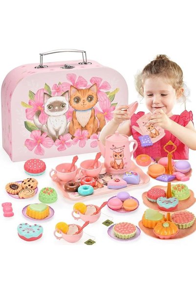 GENERAL Andana's Princess Tea Party Role Play and Pretend Play Toy for Girls ...