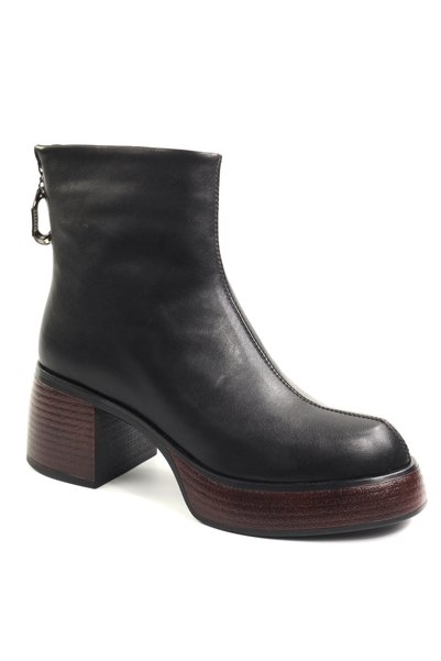 FEELİNG Ghete dama piele naturala 27 043 01-BLACK-39