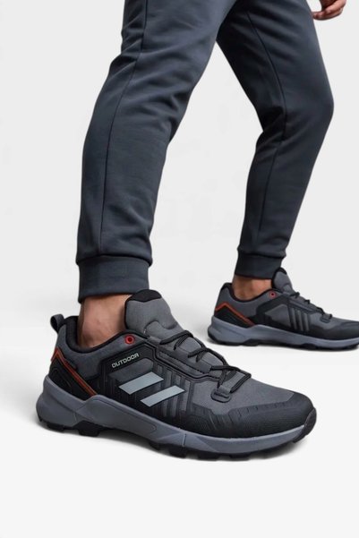 Liger Men's Water Repellent Outdoor Sports Shoes Boots Smoked - Black