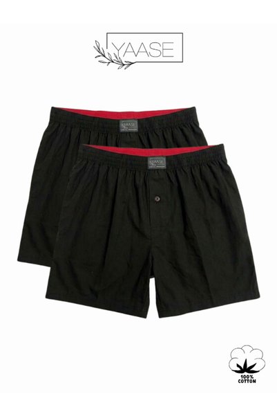 YAASE Men's 2-Piece Towel Waist Boxer Shorts
