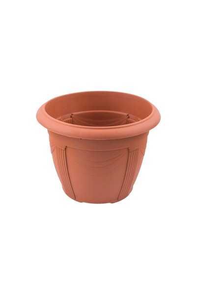 OEM Ghiveci pentru Flori din Plastic Teracota Ø23x18 cm -3.8 L