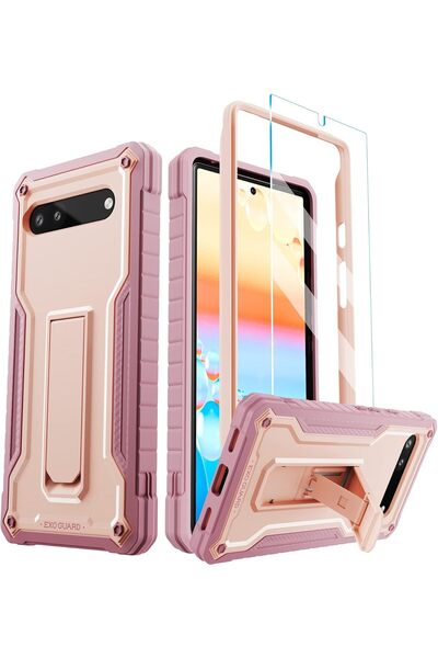 ExoGuard Husă pentru Google Pixel 6A, din cauciuc, rezistentă la șocuri, cu p...