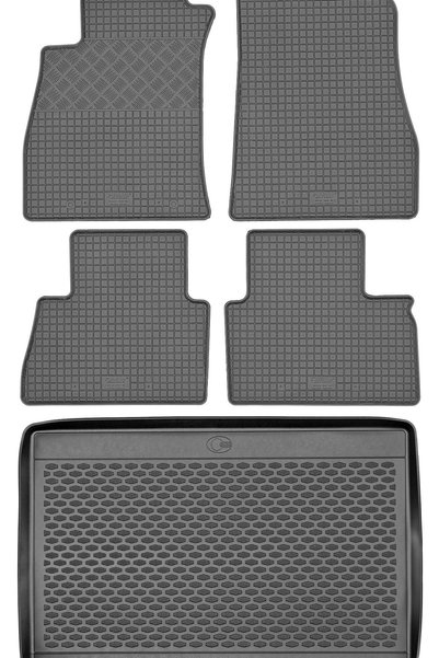 Max-Dywanik Nissan Juke I Crossover din 2010-2020 SET - covorașe auto din cau...