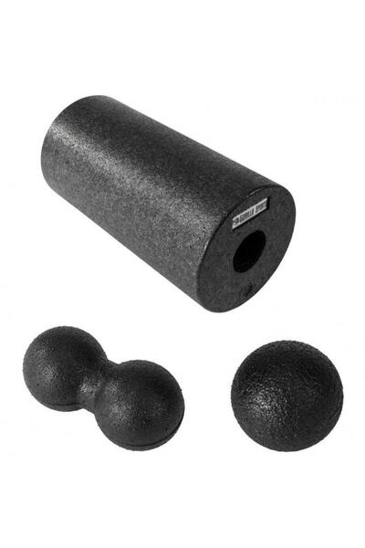 Gorilla Sports Fascial training set, 3-piece set, including fascial roller, f...