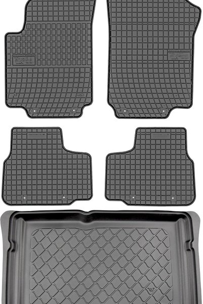 Max-Dywanik Seat Mii Hatchback din 12.2011-2019 SET - covorașe auto din cauci...