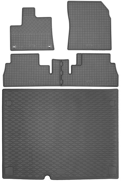 Max-Dywanik Peugeot Rifter VAN din 06.2018 SET - covorașe auto din cauciuc + ...
