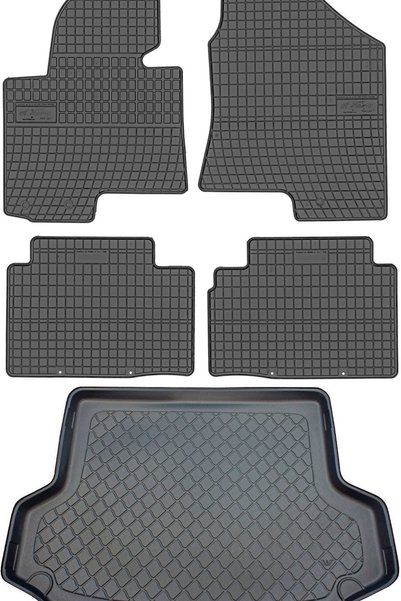 Max-Dywanik Hyundai ix35 SUV din 2010-06.2015 SET - covorașe auto din cauciuc...
