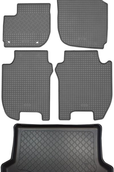Max-Dywanik Honda Jazz III Hatchback (5 uși) din 09.2015-05.2020 SET - covora...