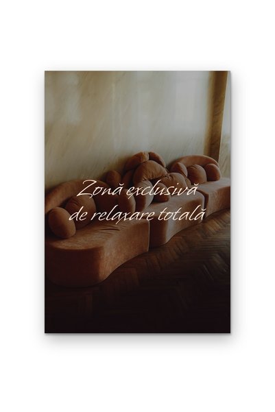 OEM Poster Carton 250g A4, Zonă exclusivă de relaxare totală, Decor perete mo...