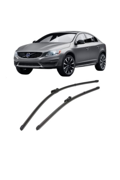 VALEO Wiper blade set VOLVO S60 II Cross Country (134) 2015-2018, windscreen,...