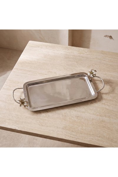 Lifestyle Layan Rectangular Metal Serving Tray