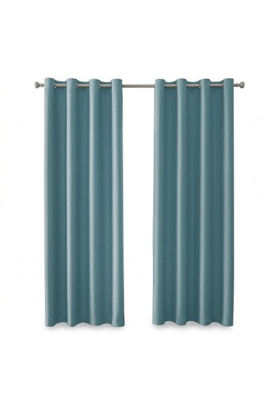 OtherMax Perdele Opacizante Termice 2 Bucăți Albastru Deschis 140x145 cm