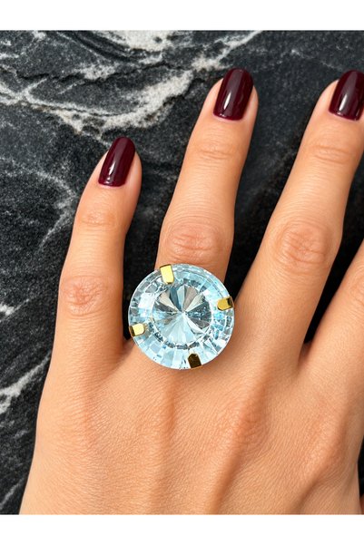 tones official Crystal Stone Ring