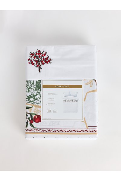 LC Waikiki Quality Pieces from Çelebi Store Embroidered Double Duvet Cover Set