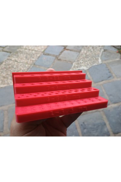 DU&ER Organizator pentru burghie – Organizator pentru burghie compatibil cu panoul perforat