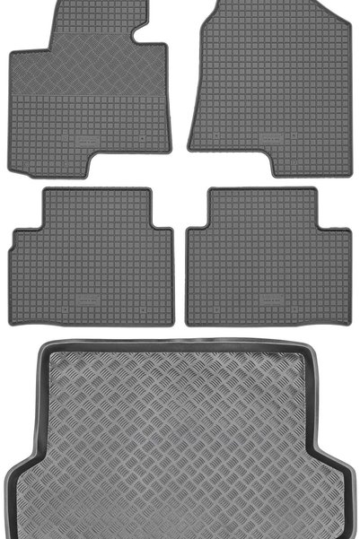 Max-Dywanik Hyundai ix35 SUV din 2010-2015 SET - covorașe auto din cauciuc + ...