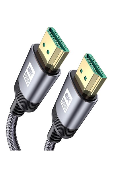 Generic كابل HDMI 8K بطول 10 أمتار [8K@60Hz، 4K@120Hz 144Hz] كابل HDMI 2.1 بس...