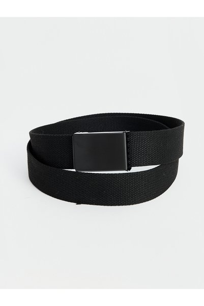 LC Waikiki حزام رجالي أسود عادي من LCW ACCESSORIES مع فرق من NEVAVM