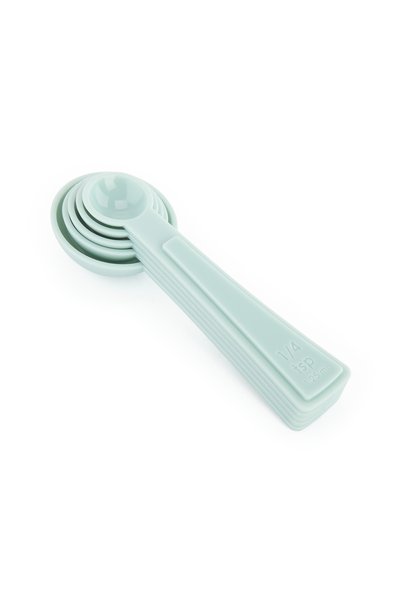 Alberto 4 Pieces Blue Plastic Measuring Spoon Set
