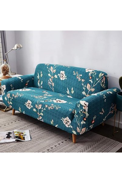 HOUSE OF QUIRK غطاء أريكة فردي عالمي عالي المرونة، غطاء للأريكة 140 جرام/متر ...