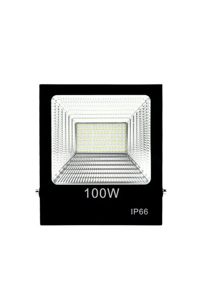 OEM Προβολέας με αδιαβροχοποίηση IP66 LYLU 100W σε μαύρο χρώμα