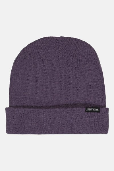 Sinsay Men Textured Beanie, Purple