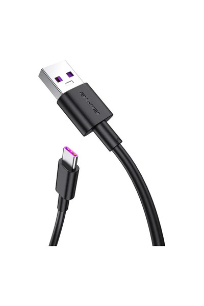 AWEI CL-77T Καλώδιο USB 2.0 USB-C αρσενικό - USB-A αρσενικό μαύρο 1μ