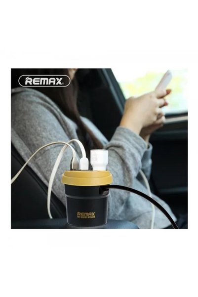 Remax Φορτιστής αυτοκινήτου CR-2XP με 2 θύρες USB 3.1A (Μαύρο)
