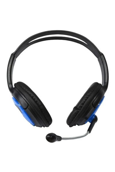 Komc Ενσύρματα ακουστικά Gaming Headset S66, σε μπλε χρώμα