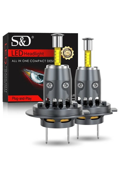 OEM Led Λάμπες HB3/HB4Turbo led Mini CanBus CSP 120W 30000LM 12V 6500K 360- Σ...
