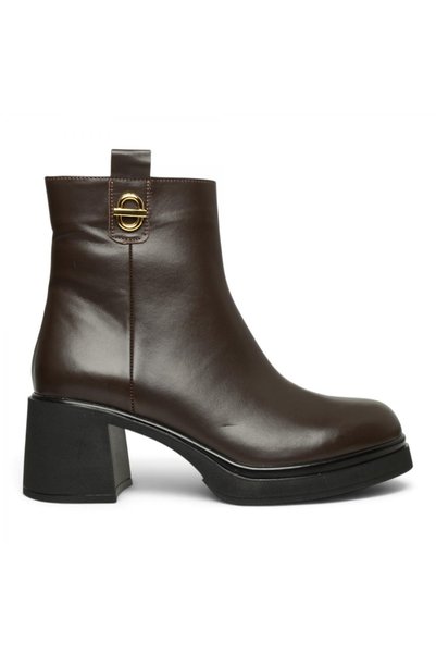 Mammamia D26Kb-1955 Thick Heeled Daily Brown Women's Boots