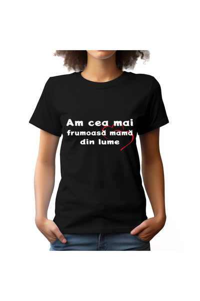Intelli Tricou de damă cu design grafic original 16, NF 16