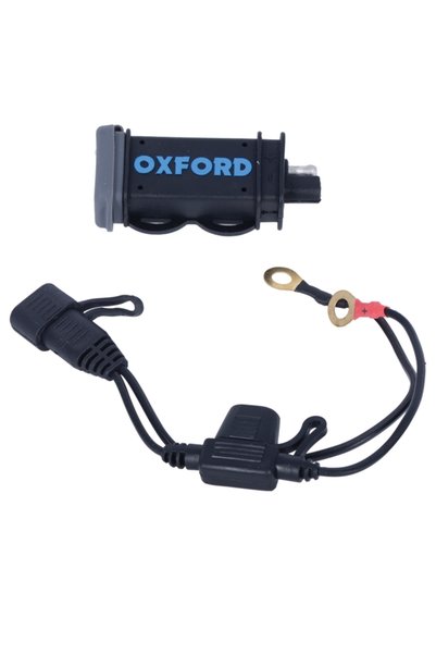 Oxford USB Type-A 2.1A Fused Power Charging Kit 12V για Μοτοσυκλέτα