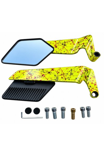 MOTORKİT MK GİDON ÜSTÜ H2 KANAT AYNA SARI GENİŞ AÇI PCX - DRİFT L - AYNA GİRİ...