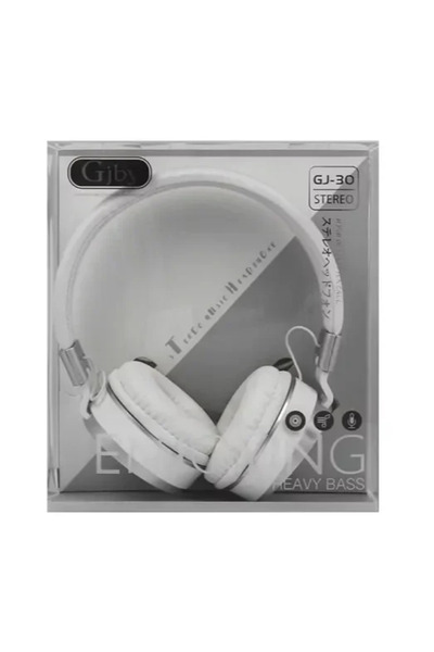 OEM Ασύρματα/Ενσύρματα On Ear ακουστικά λευκά Gjby GJ-30
