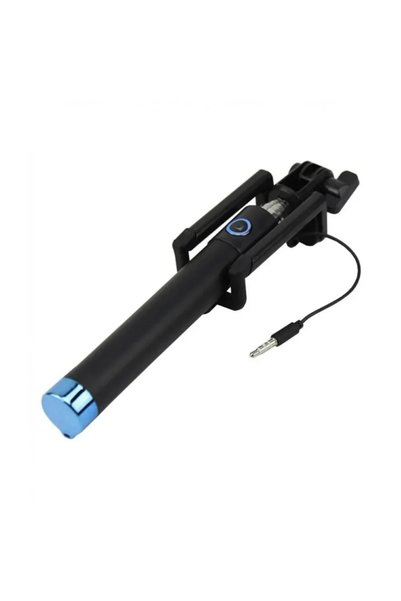 OEM Selfie Stick Jack 3.5mm A85008, σε Γαλάζιο Χρώμα