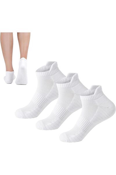 GoodTool 3 Pairs Non-Slip Running Socks, Breathable Cushioned Athletic Ankle ...
