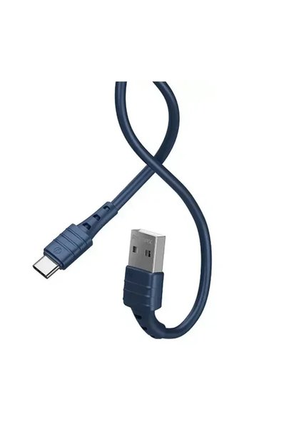 Remax RC-179m Καλώδιο USB 2.0 USB-C αρσενικό - USB-A αρσενικό μπλε 1μ