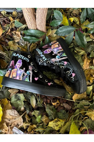 Scarpe Magiche Момичета ловци Черни обувки За училище