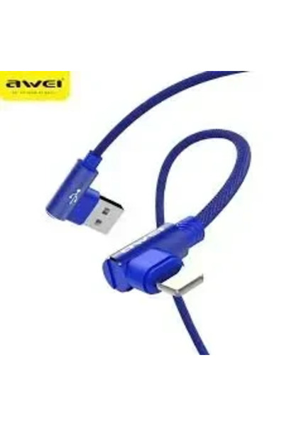 Apple Καλώδιο Φόρτισης-δεδομένων USB awei cl-32 1200mm για iphone σε Μπλε Χρώμα