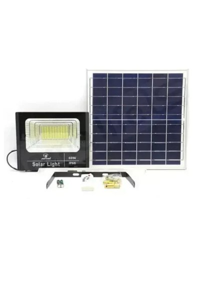 OEM Ηλιακός προβολέας Solar Flood Lamp LED με πάνελ JORTAN IP66 60W λευκό ψυχρό