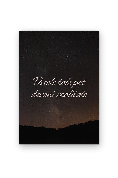 OEM Poster motivational Visele tale pot deveni realitate, Decor perete, Carto...